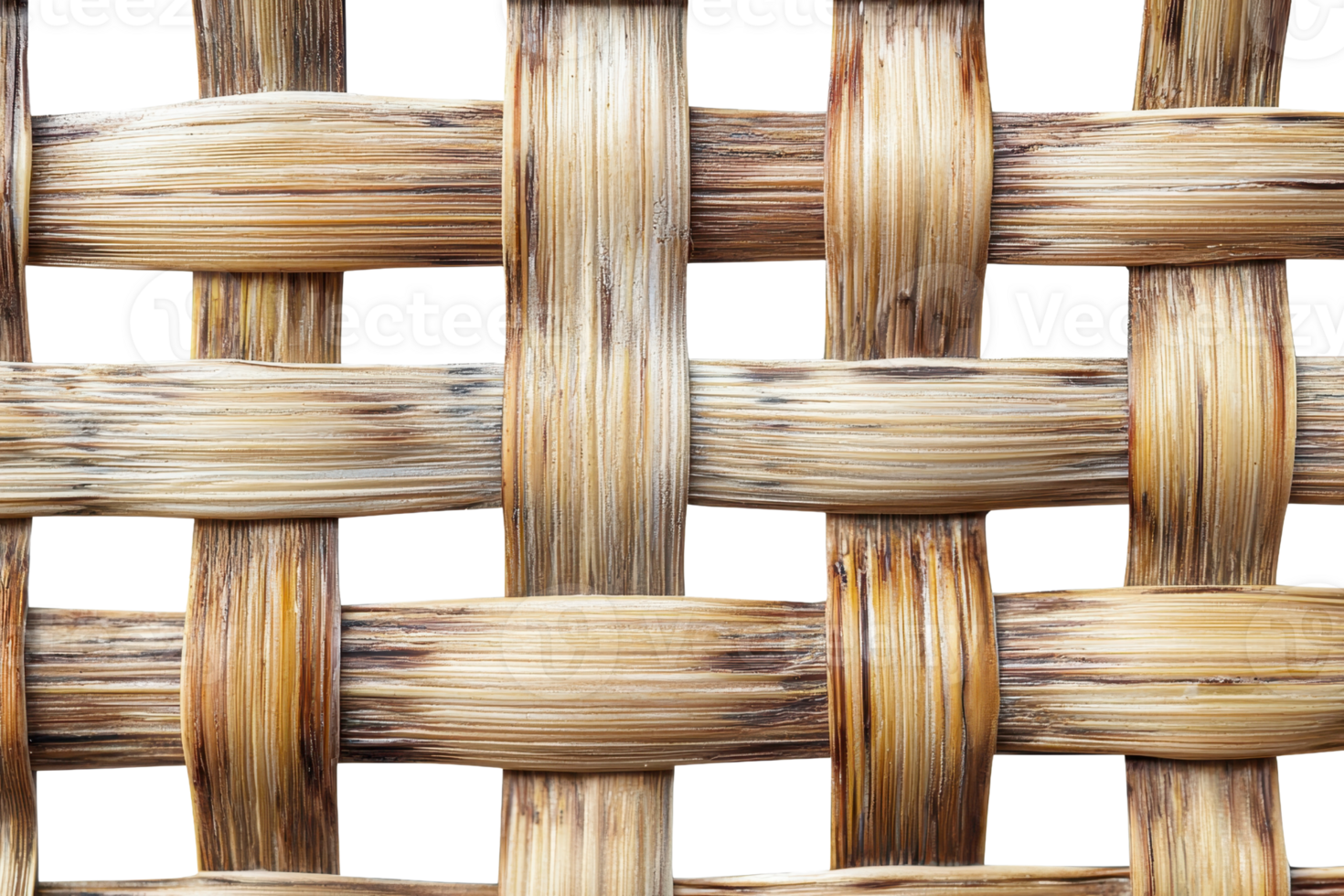 Close-up of intricate woven texture showcasing natural fibers interlaced in a detailed pattern, highlighting the craftsmanship of traditional weaving. png