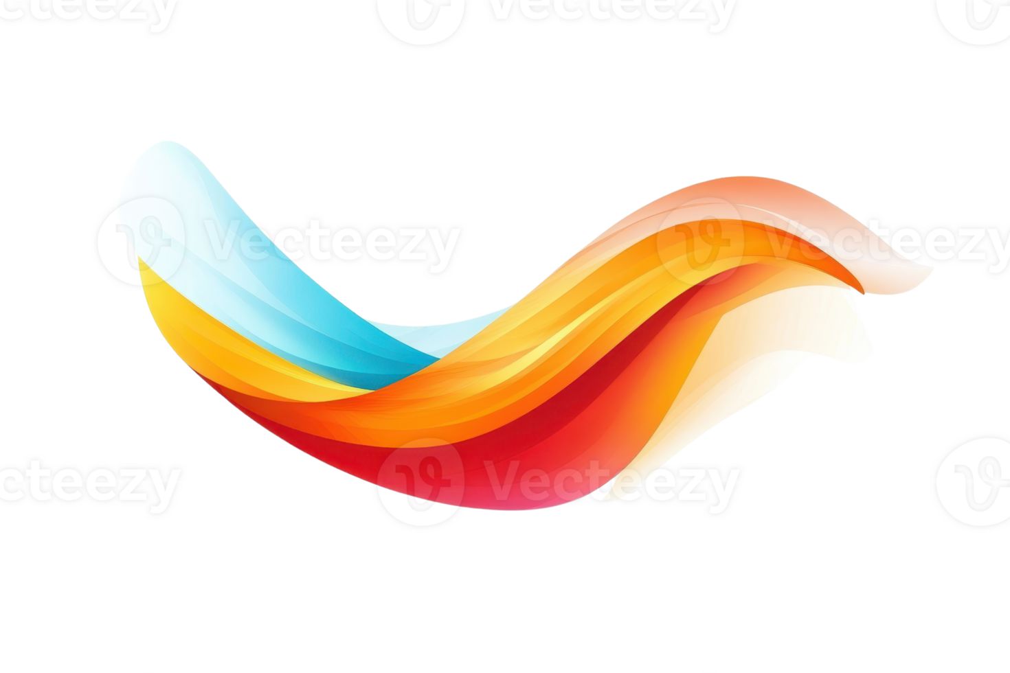 Colorful wave abstract background with fluid shapes, modern design for graphic projects, banners, and posters. png