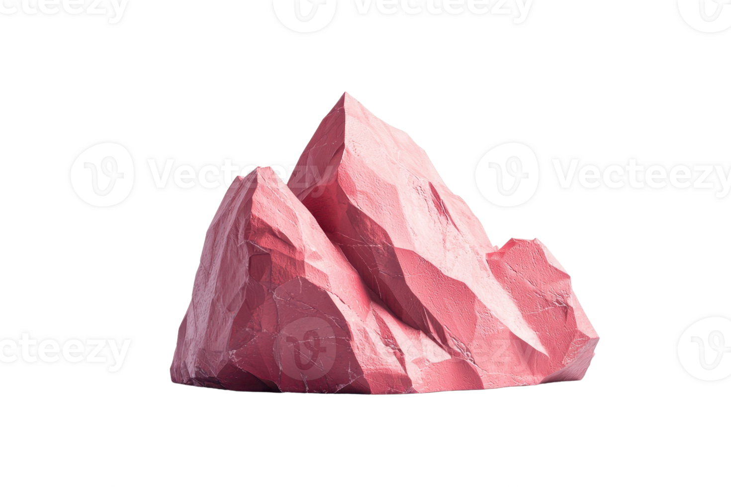 Stunning close-up of a pink crystal gemstone, showcasing its natural beauty and unique texture. Ideal for nature and mineral-themed designs. png