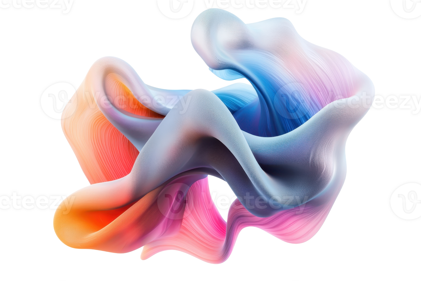 Abstract fluid art with vibrant colors blending smoothly, representing creativity and motion in a digital design concept. Great for backgrounds. png