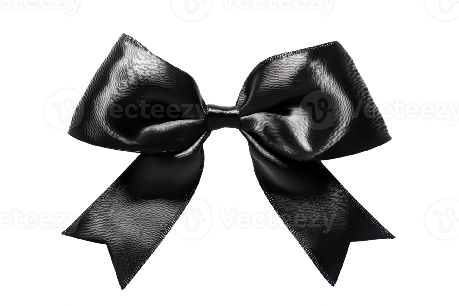 Elegant black bow isolated on transparent background. perfect for gift wrapping, fashion accessories, or decorative purposes. png
