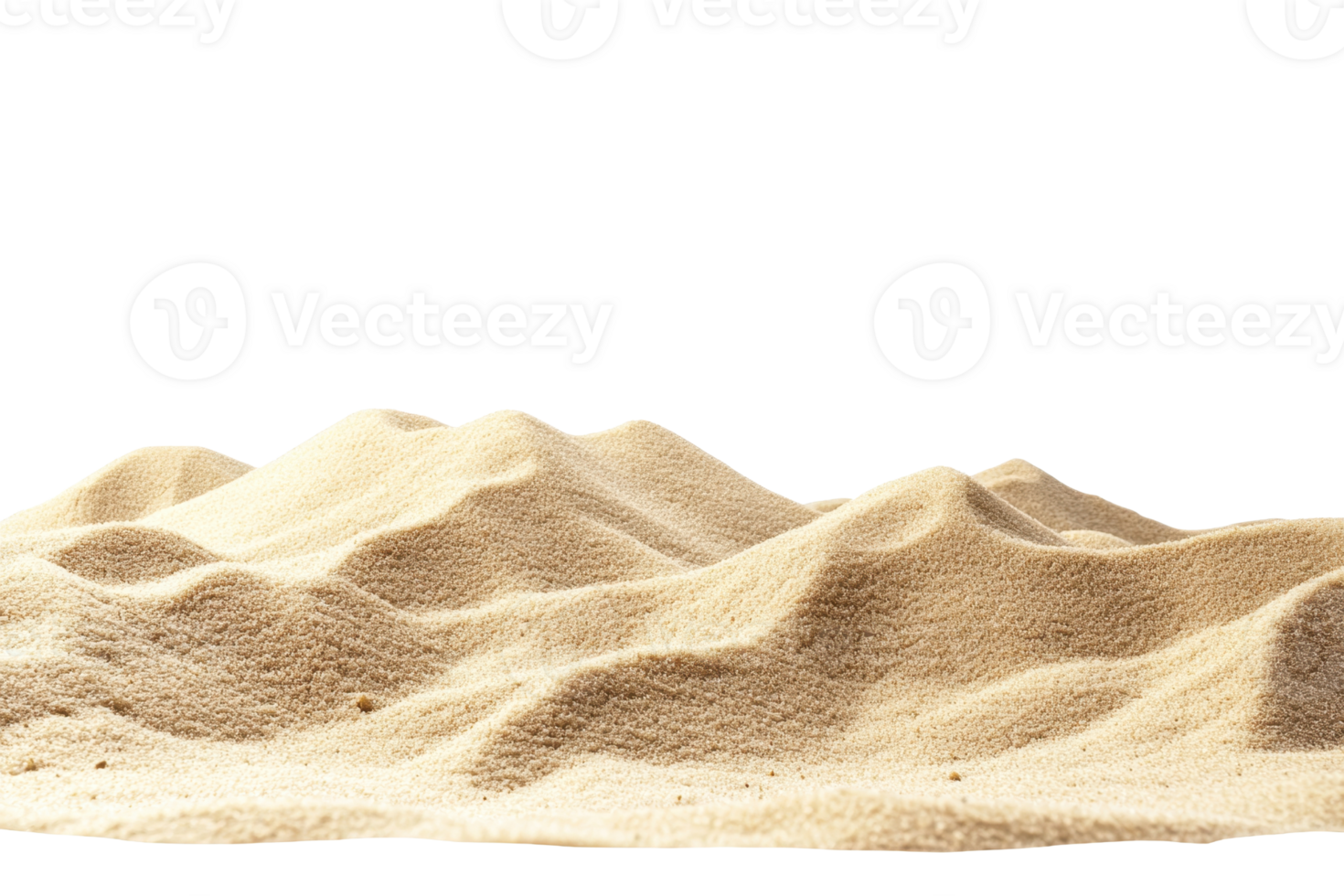 Close-up of golden sand dunes creating smooth waves and texture, perfect for backgrounds in travel or nature-related projects. png