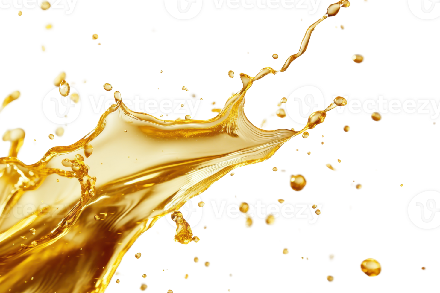 Dynamic splash of golden liquid against a dark background, capturing motion and vibrant energy. Ideal for creative design projects. png