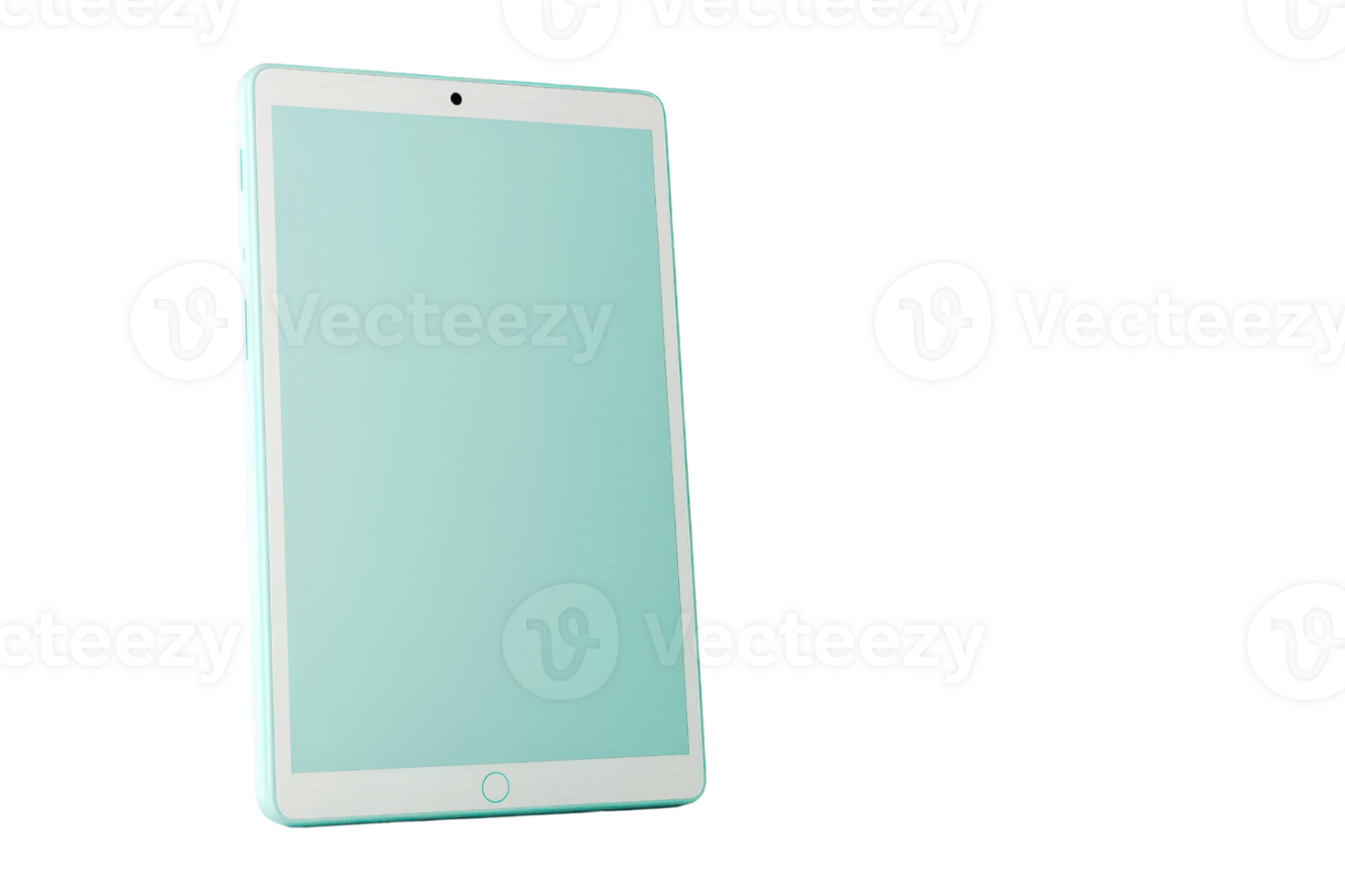 Modern tablet with a blank screen isolated on a transparent background. perfect for technology and mobile device concepts. png
