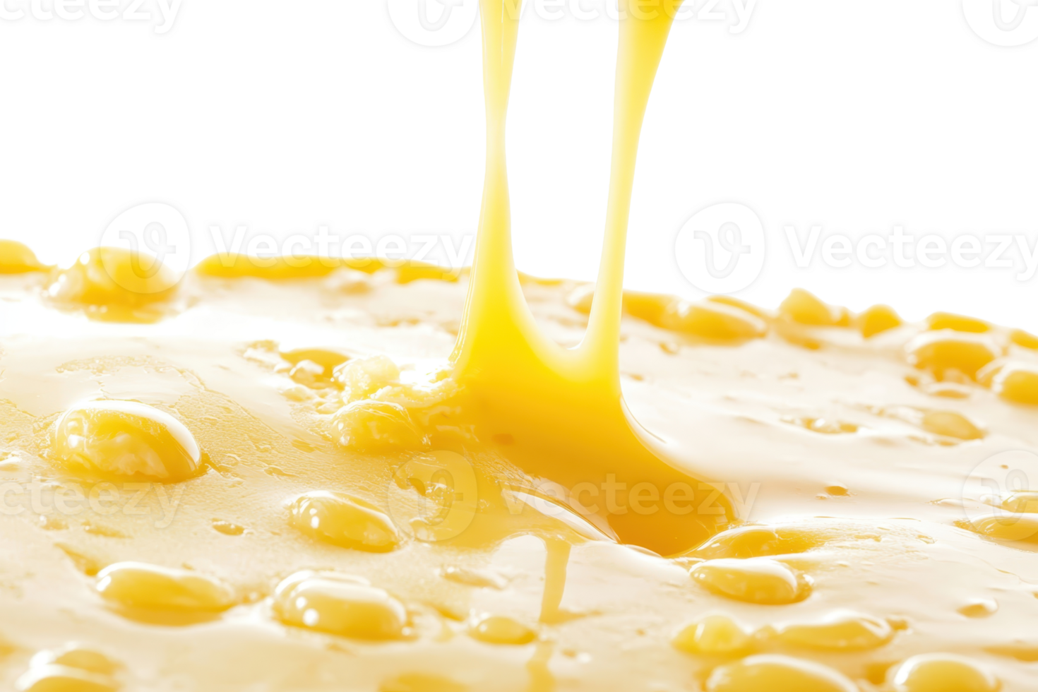 Close-up of honey or syrup being poured, capturing its sticky, viscous texture. Perfect for culinary, food, and ingredient-related visuals. png