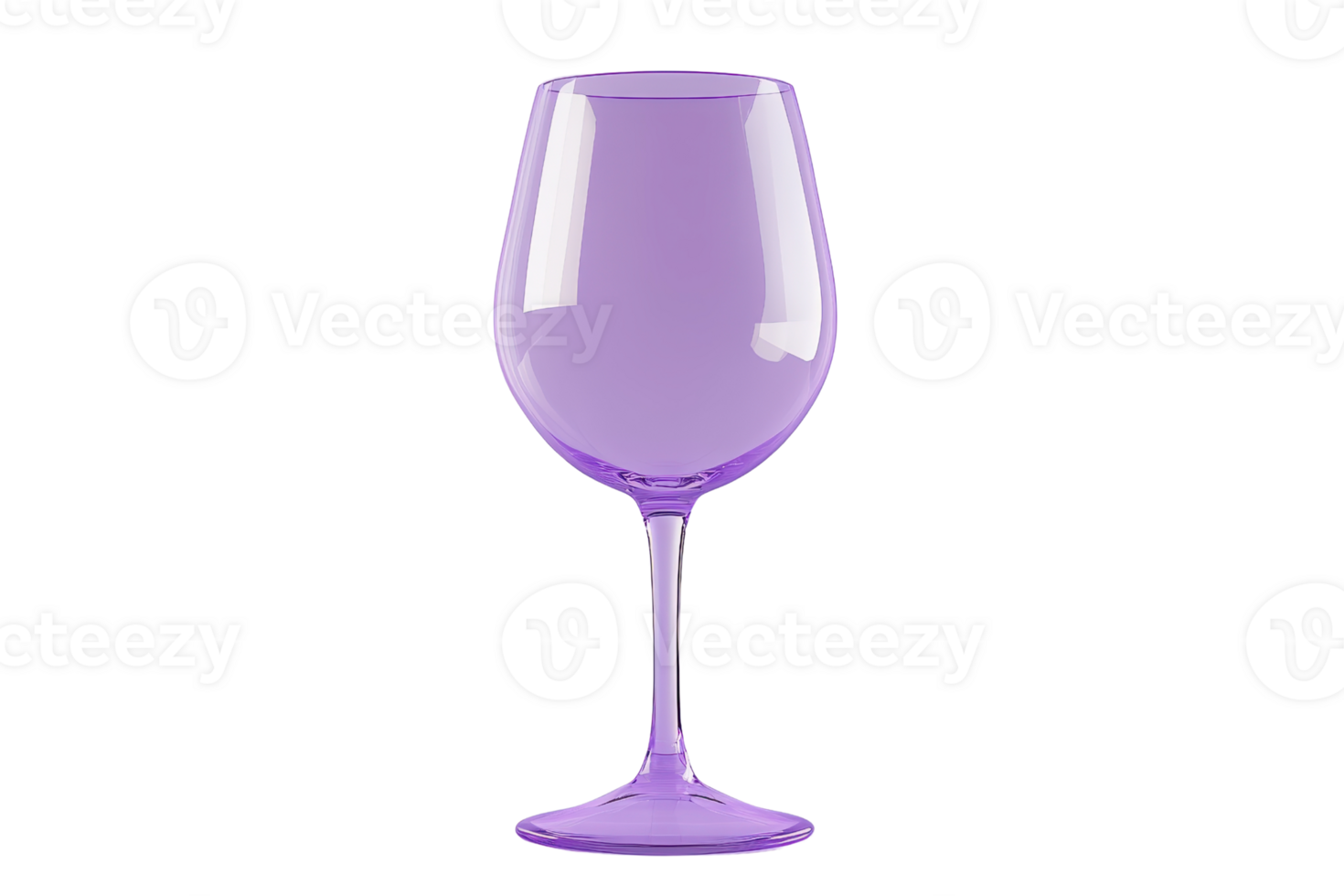 Elegant purple wine glass isolated on a transparent background. perfect for dinner parties, celebrations, and home decor. png
