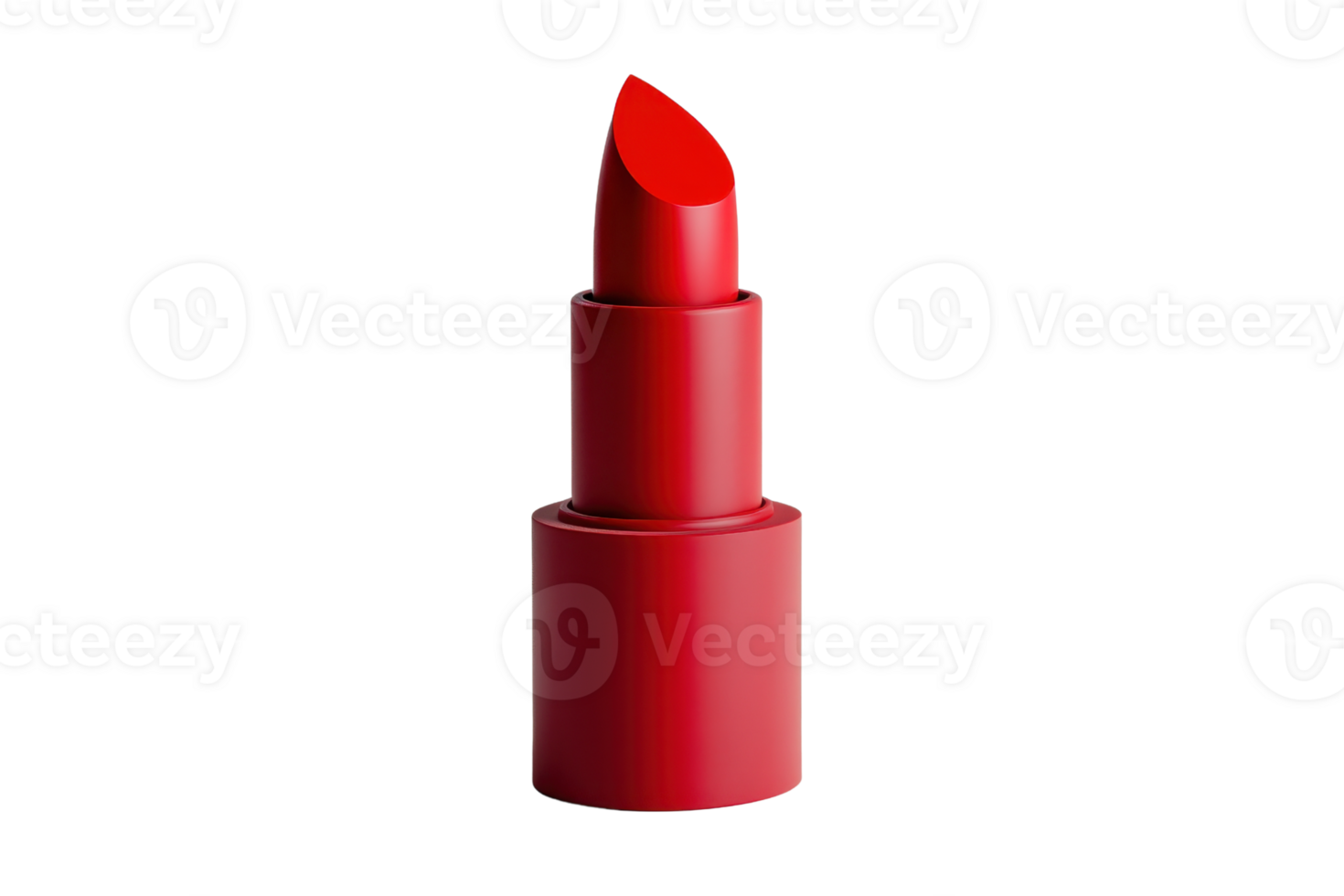 Red lipstick isolated on white. Vibrant makeup accessory for bold beauty and elegance. Perfect for fashion and cosmetic design. png