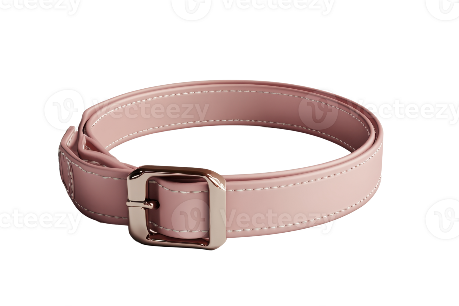 Stylish pink leather belt with a metallic buckle, perfect for fashion-forward outfits and versatile accessorizing. png