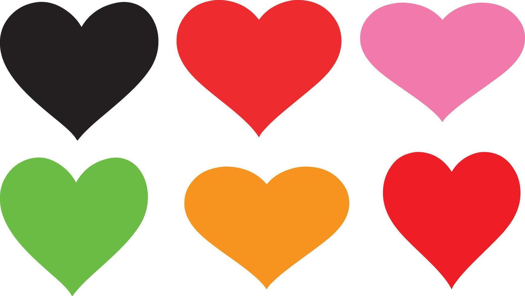 Love red heart love icon vector