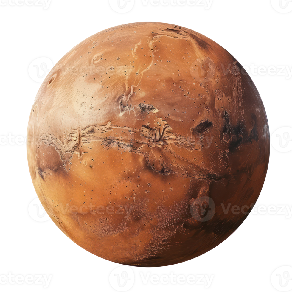 Mars isolate on transparency background png