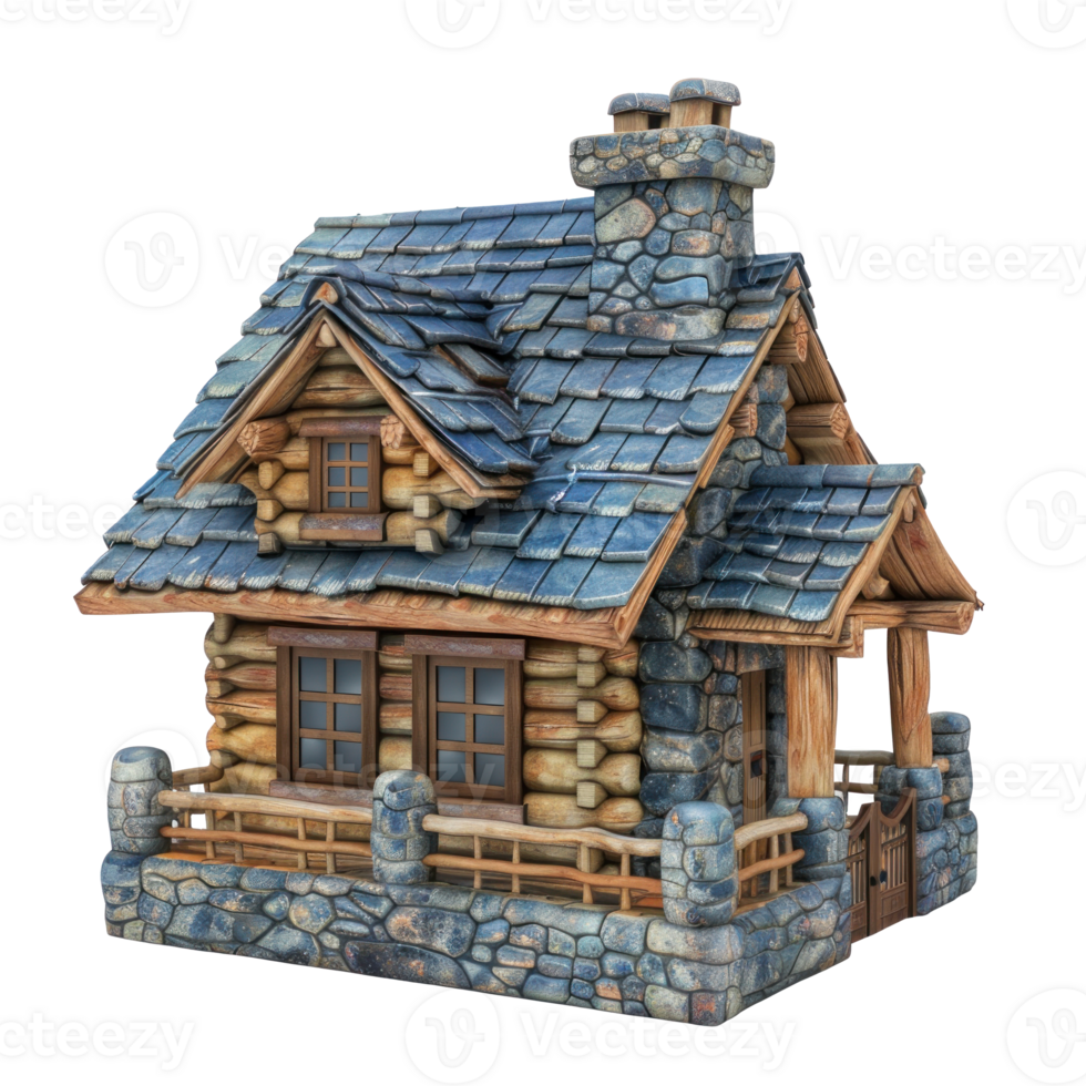 Chalet isolate on transparency background png
