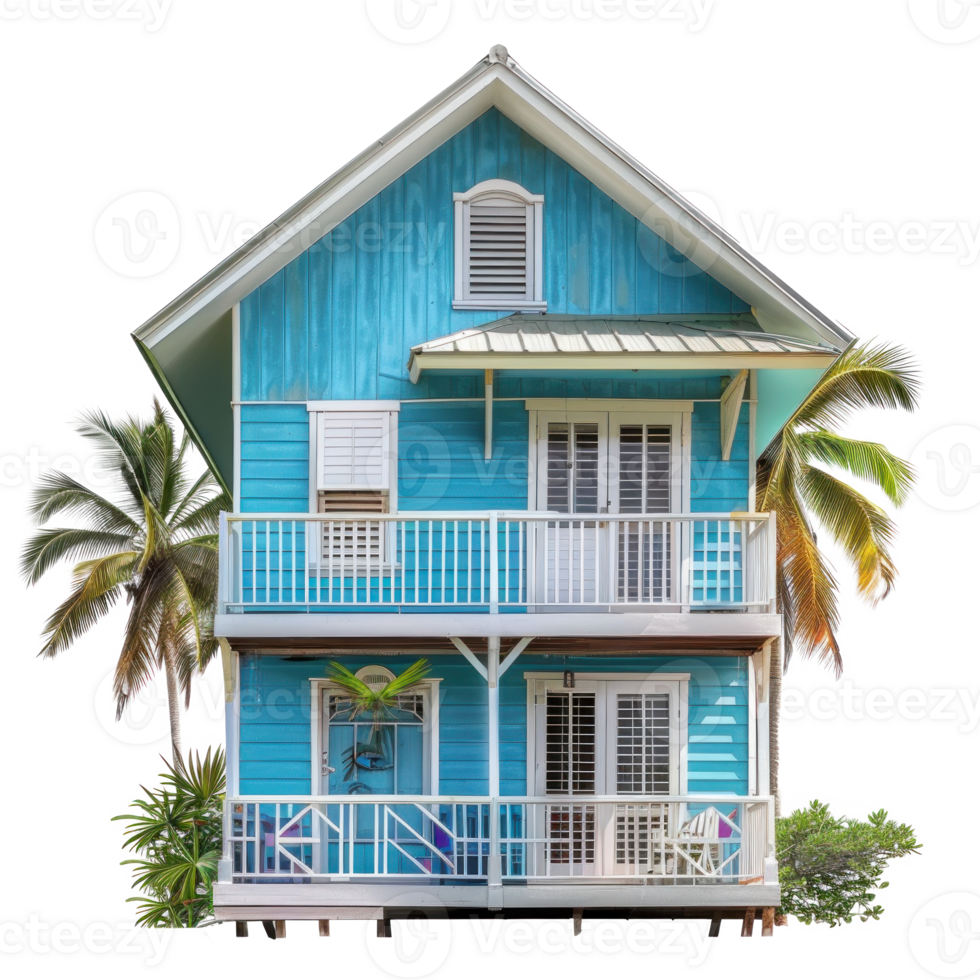Beach House isolate on transparency background png