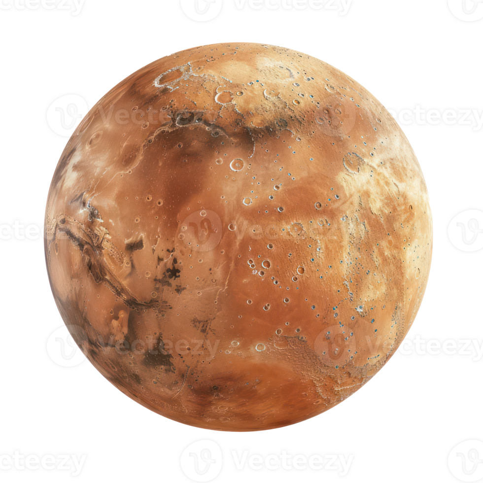 Mars isolate on transparency background png