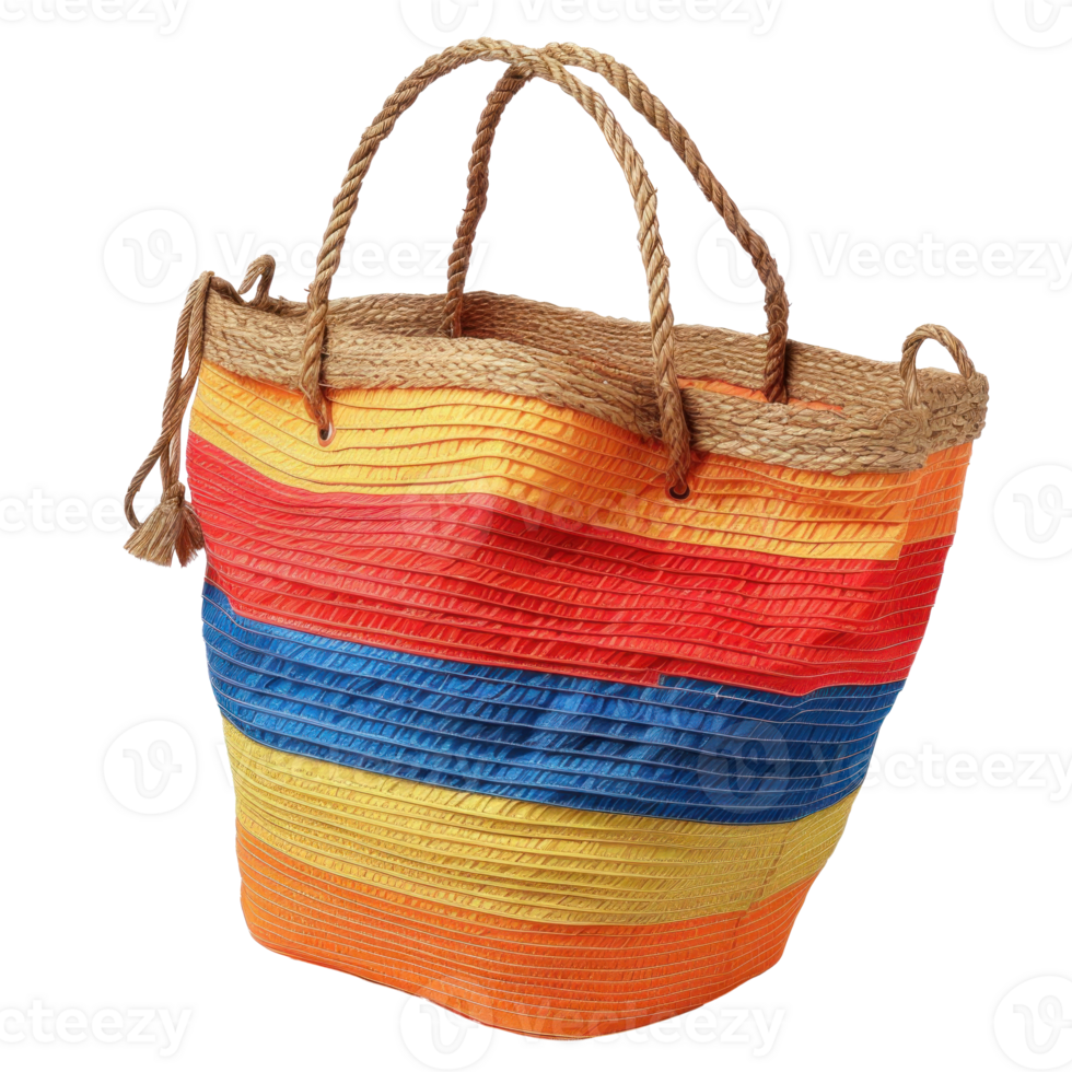 Beach Bag isolate on transparency background png