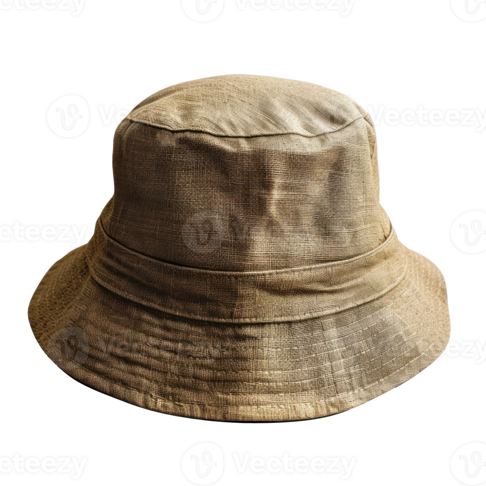 Bucket Hat front view full length isolate on transparency background png