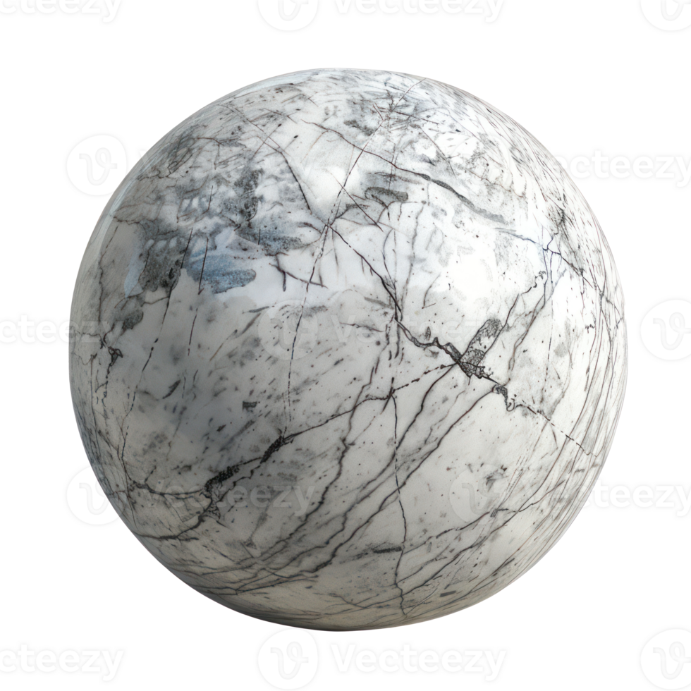 round marble balls isolate on transparency background png
