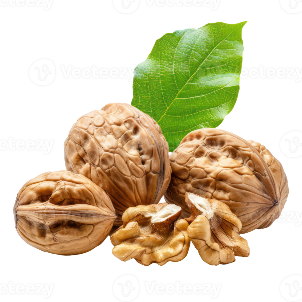 Walnuts isolate on transparency background png