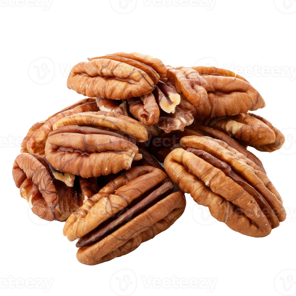 Pecans isolate on transparency background png