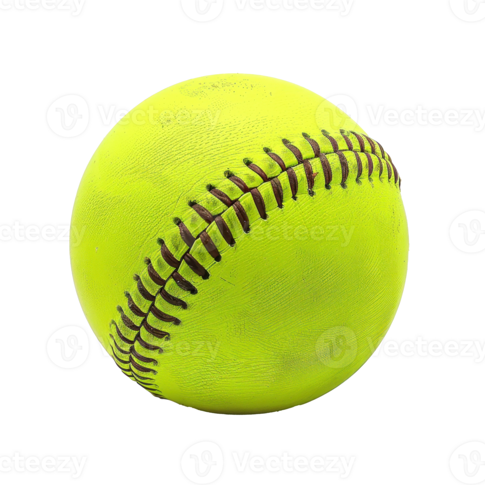 Softball isolate on transparency background png