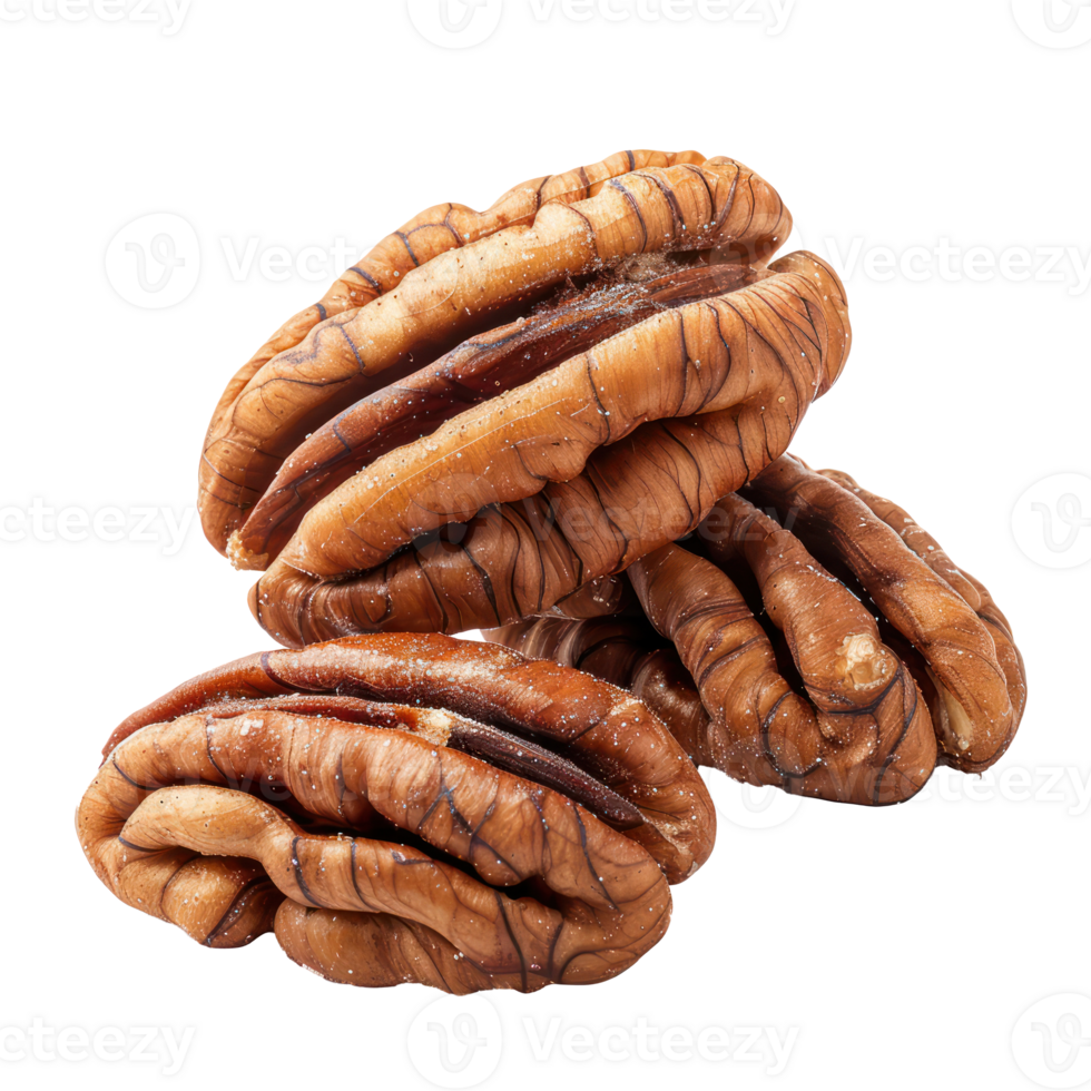Pecans isolate on transparency background png