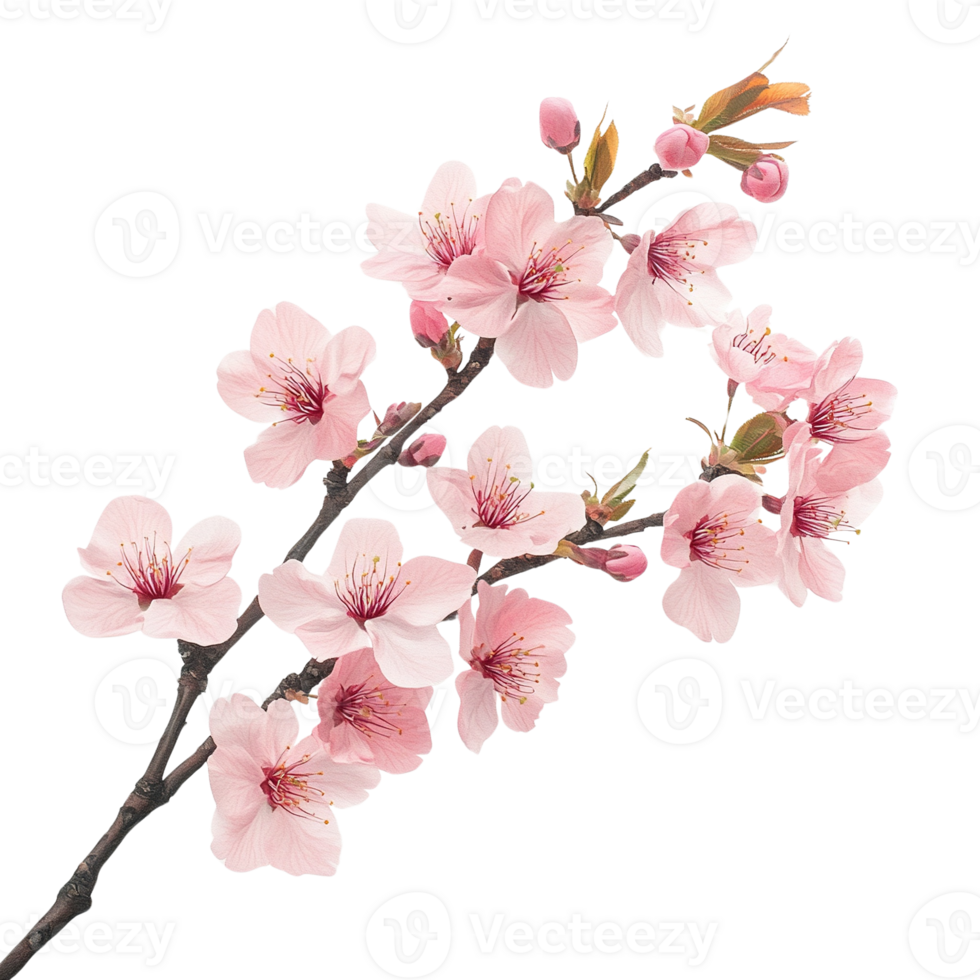 Delicate Cherry Blossom Branch png