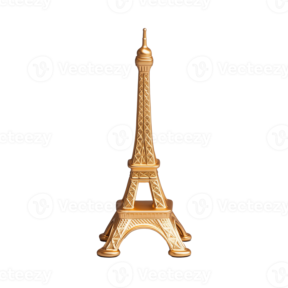 eiffel torre miniatura aislado en transparente antecedentes png
