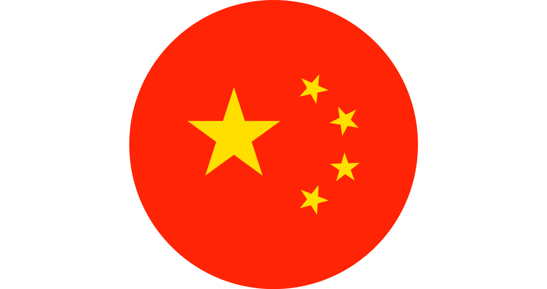 China Country Round Flag png