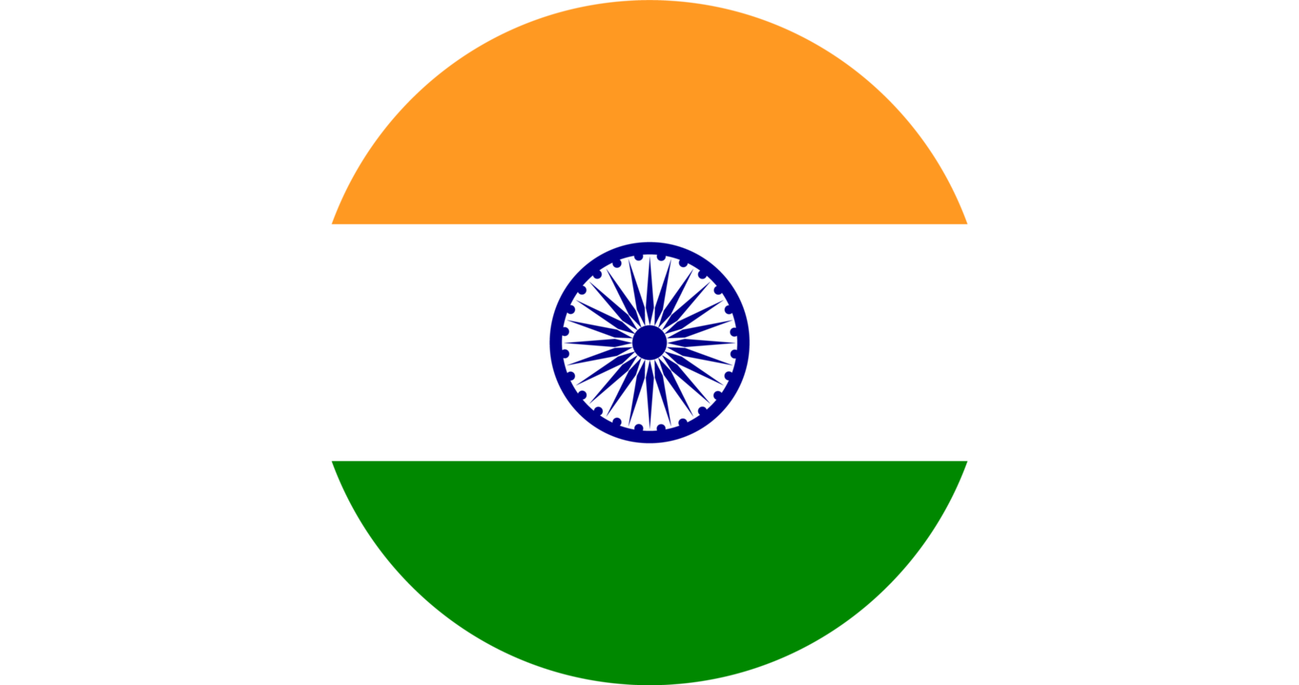 India Country Round Flag png