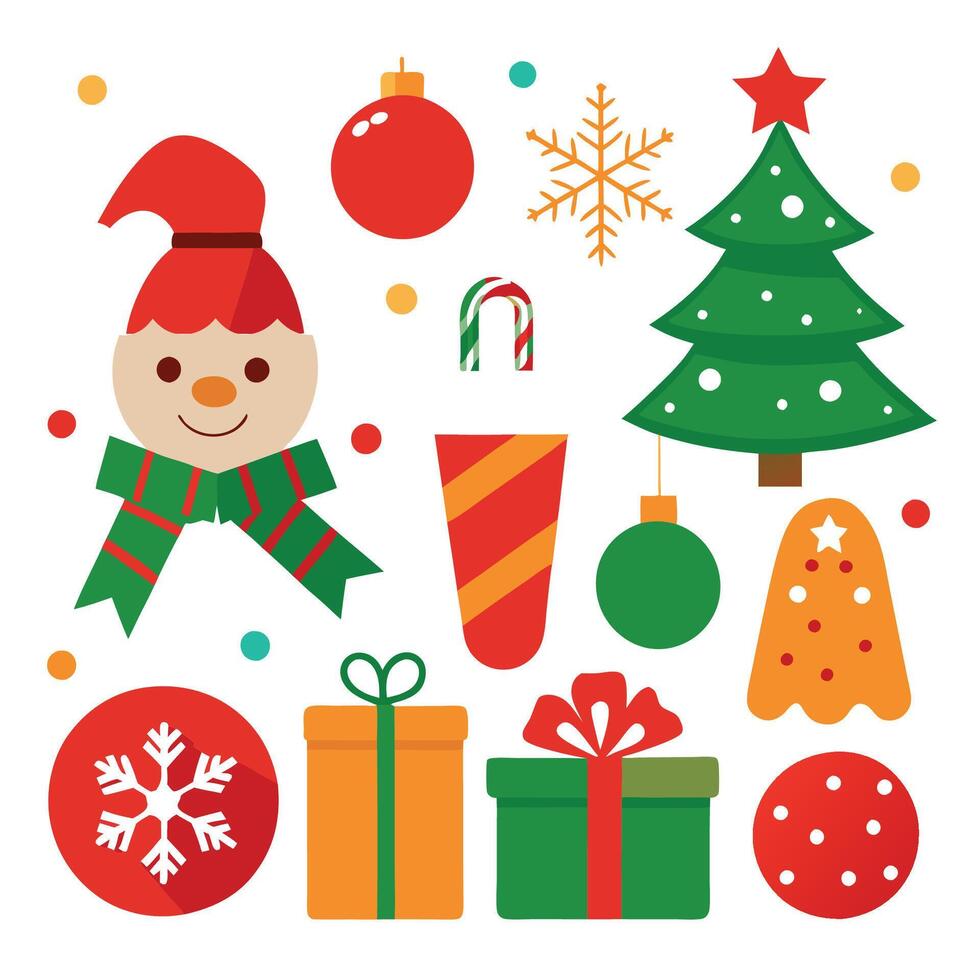 Christmas Decoration Pack design vector