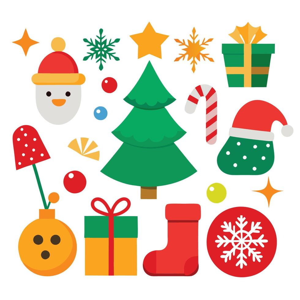 Holiday Icons and Symbols Set vector