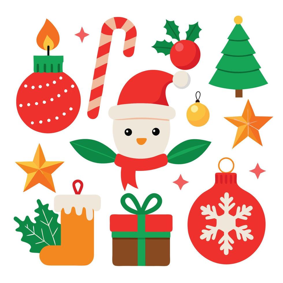 Essential Christmas Icon Set vector
