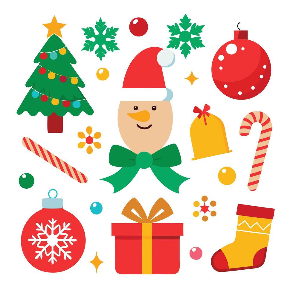 Festive Holiday Design Kit vector