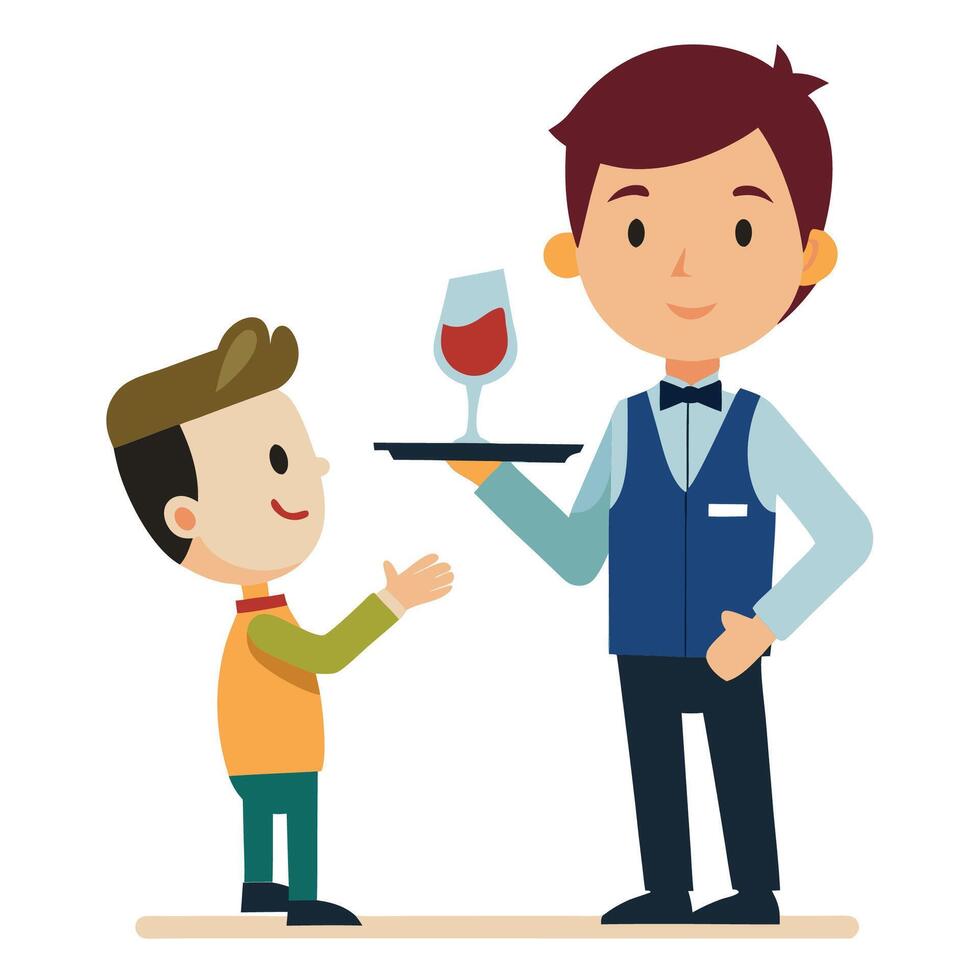 Skills Every Hotel Waiter Needs vector