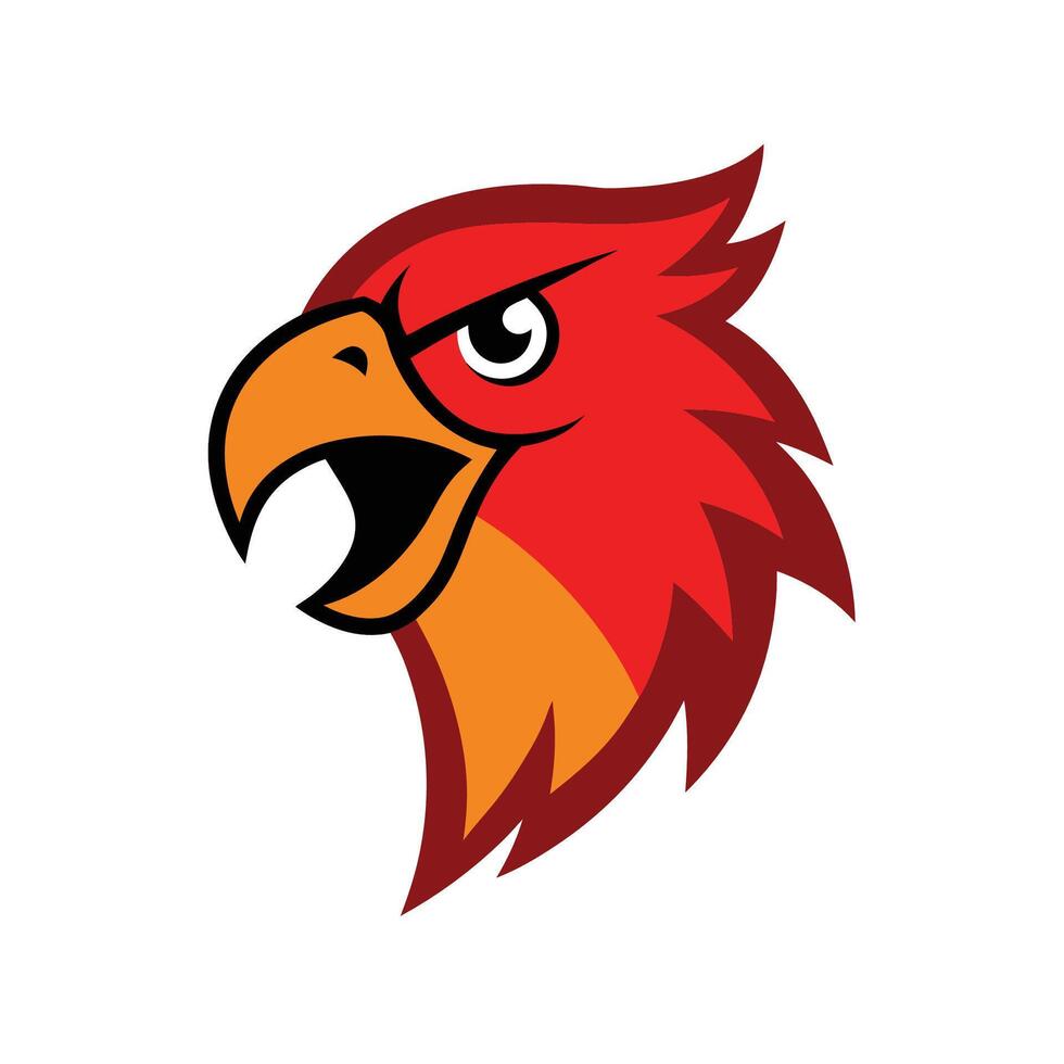 Creative hen Head Logo Ideas vector