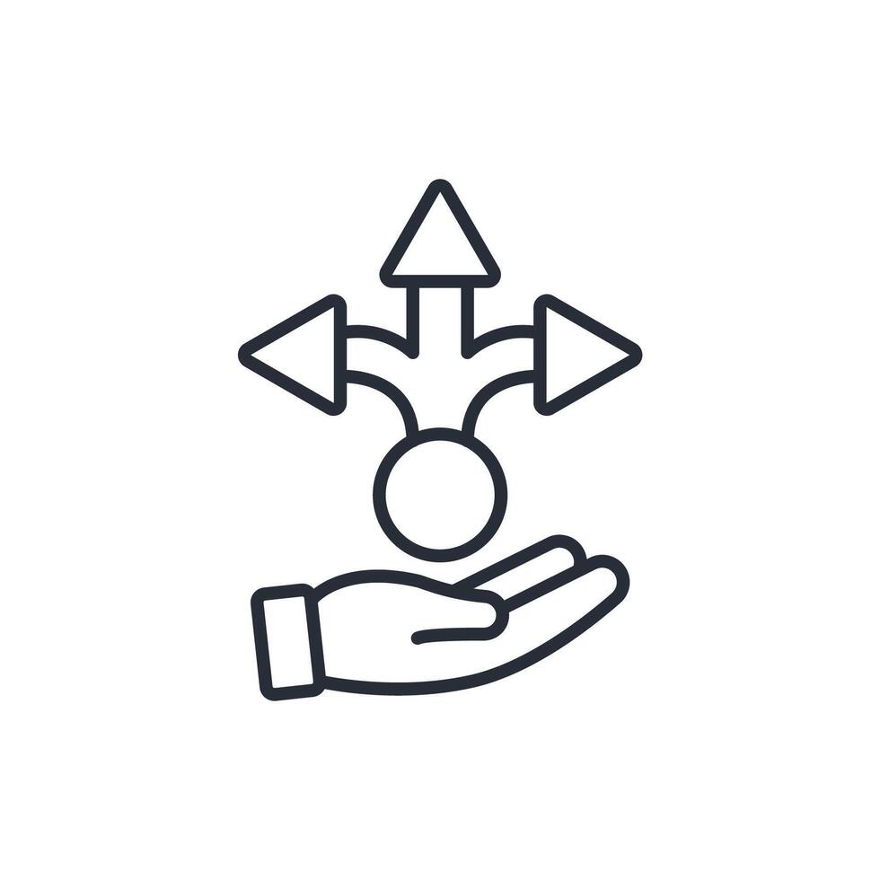 alternative icon. .Editable stroke.linear style sign for use web design,logo.Symbol illustration. vector