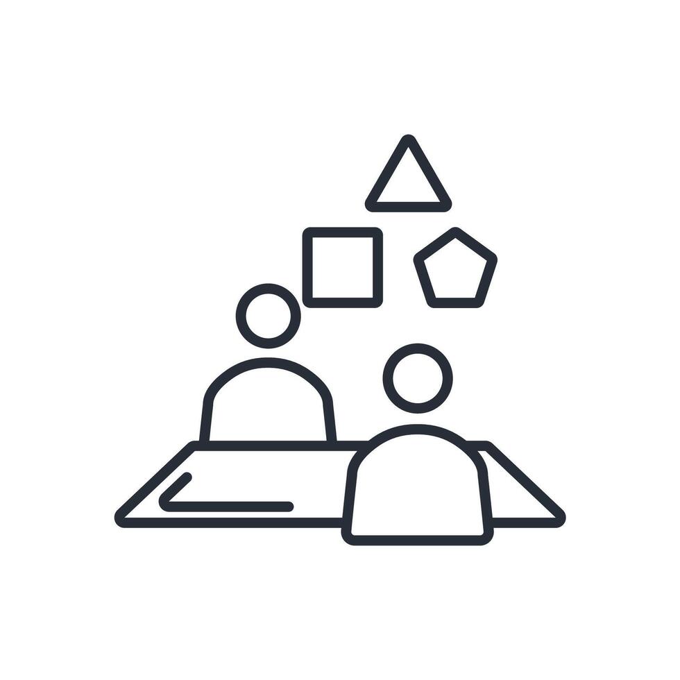 Workshop icon. .Editable stroke.linear style sign for use web design,logo.Symbol illustration. vector