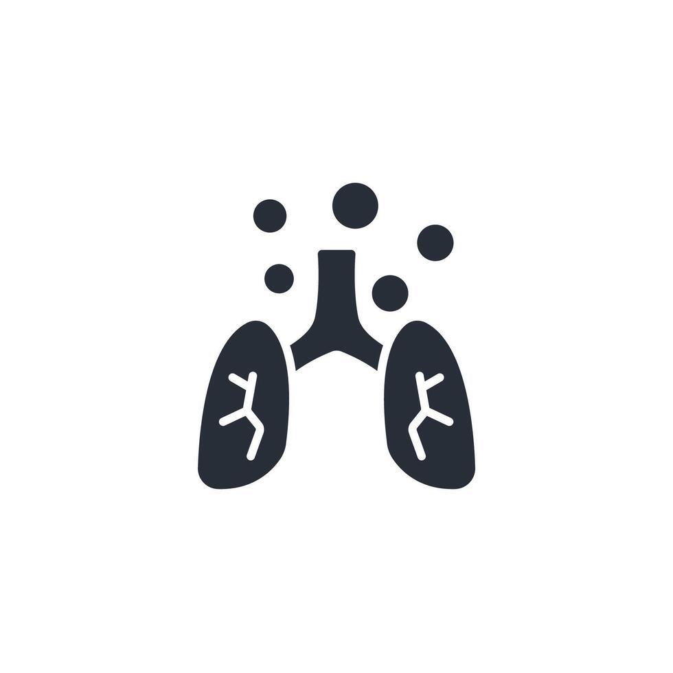 Particulate Matter icon. .Editable stroke.linear style sign for use web design,logo.Symbol illustration. vector
