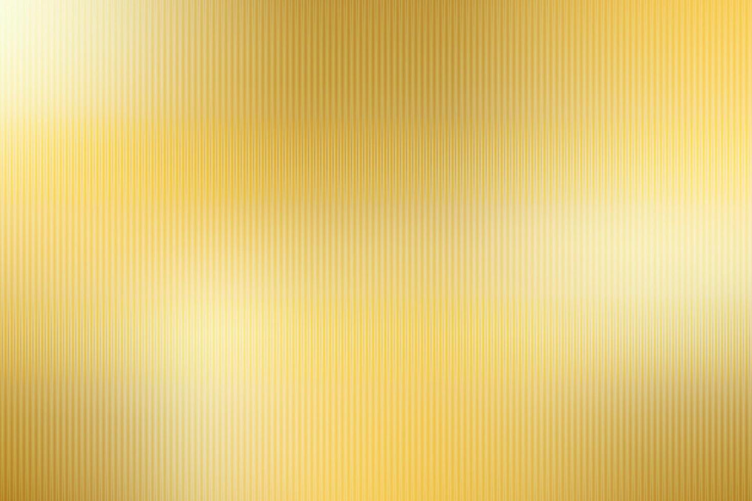 Gold Ribbed Glass texture background. Blur vintage mettalic empty banner. Mesh gradient reeded backdrop vector
