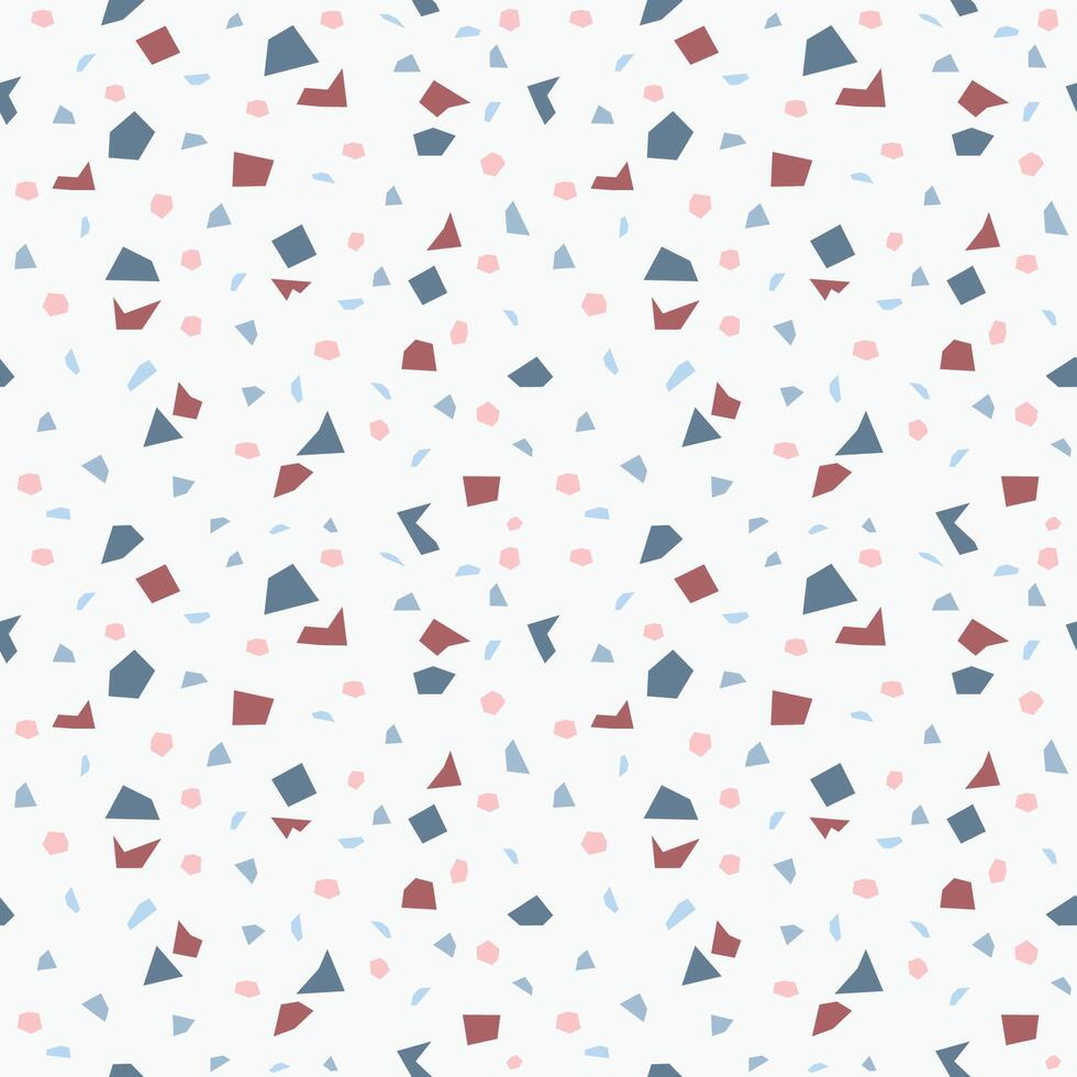 Terazzo texture seamless pattern background vector