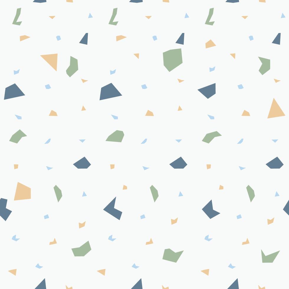 Colorfull Terazzo texture seamless pattern background vector