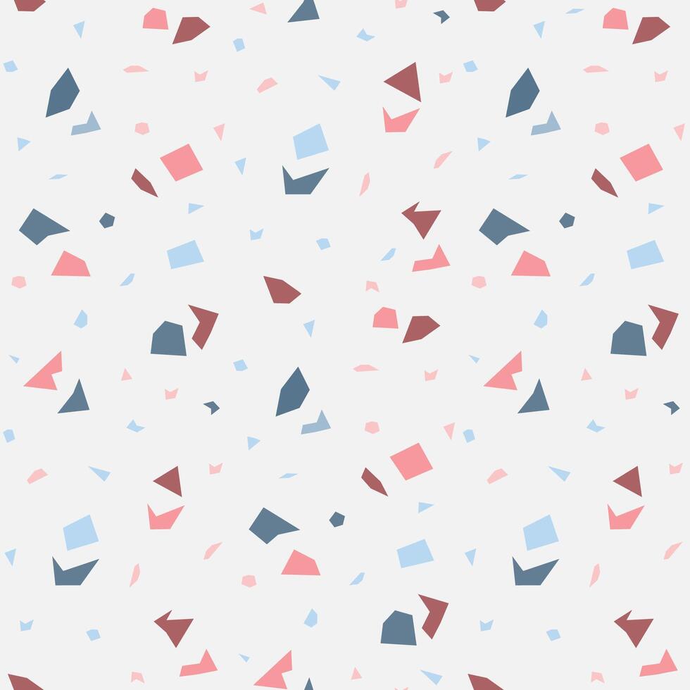 cute Terazzo texture seamless pattern background vector