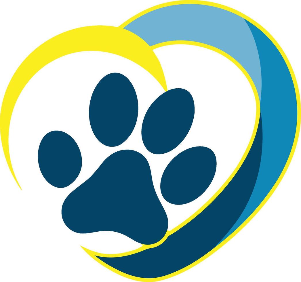 Paw icon set. paw print sign. for mobile concept and web design. illustration on white background vector