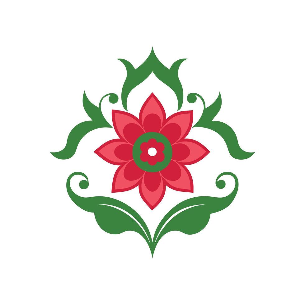 Floral Ornament Art in Classic Design vector