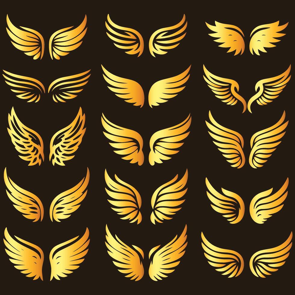 Creative Wings Collection vector