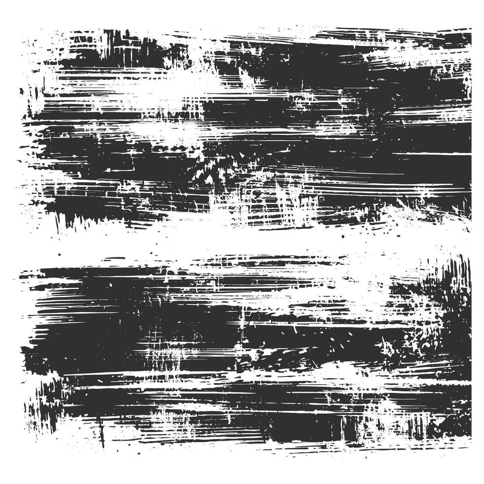 Rough Grunge Texture with Dark Ink Stains vector