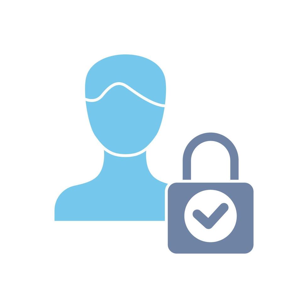 security concept line icon. Simple element illustration. security concept outline symbol design. vector