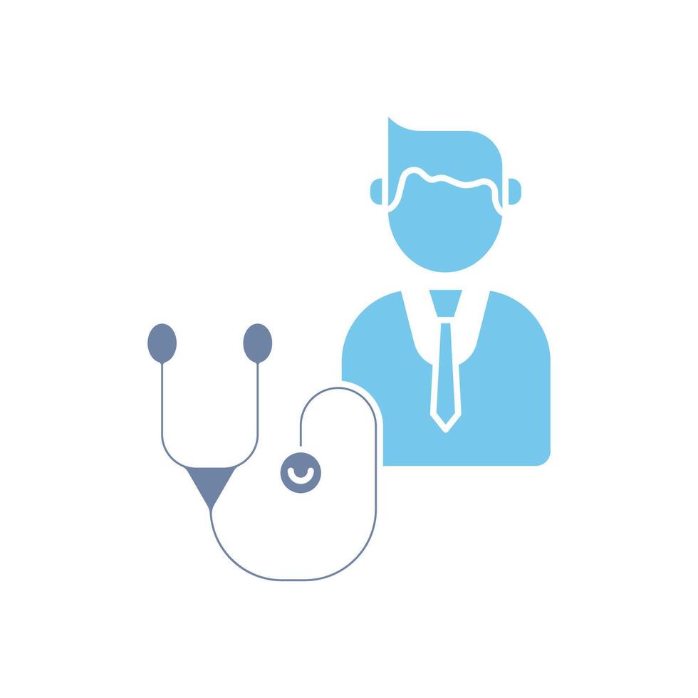doctor concept line icon. Simple element illustration. doctor concept outline symbol design. vector
