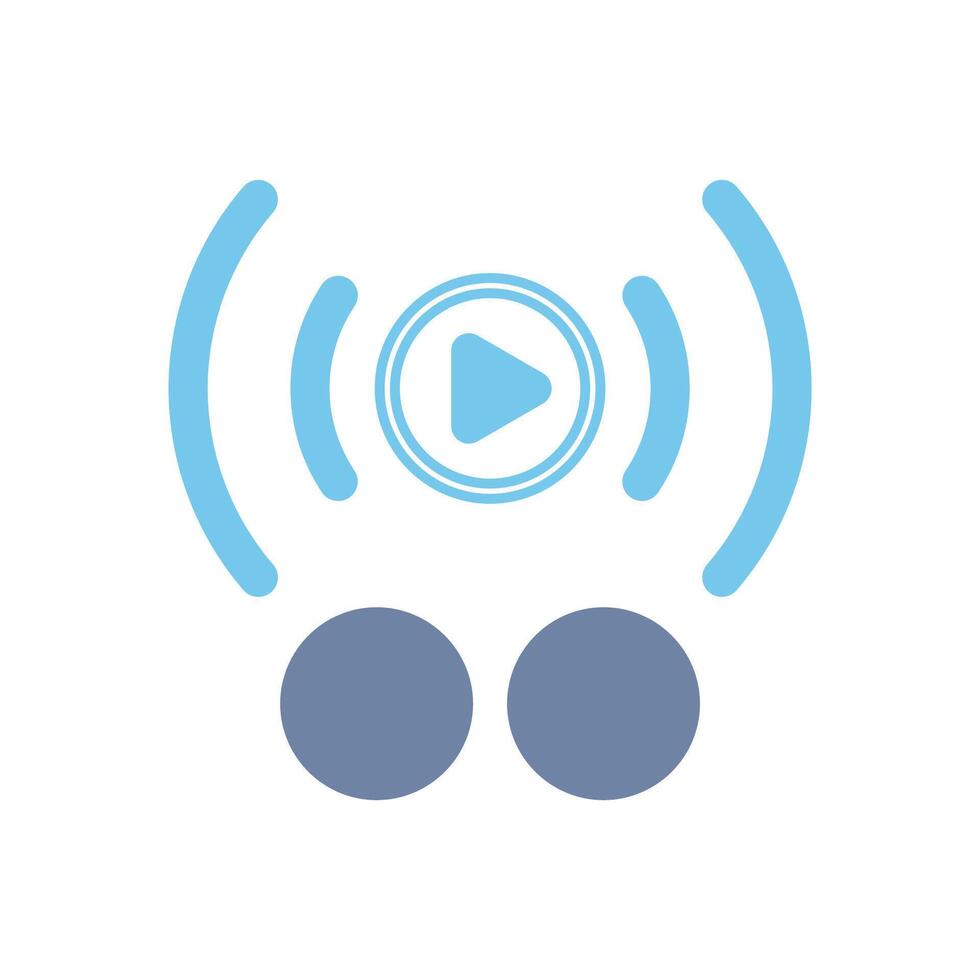streaming concept line icon. Simple element illustration. streaming concept outline symbol design. vector