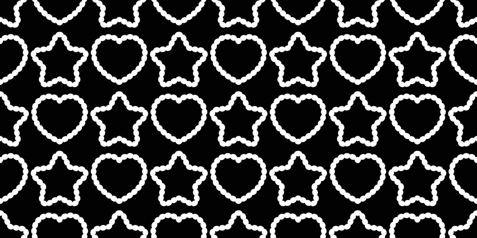 star seamless pattern fluffy cartoon doodle cloud night sky gift wrapping paper tile background repeat wallpaper scarf isolated illustration design vector