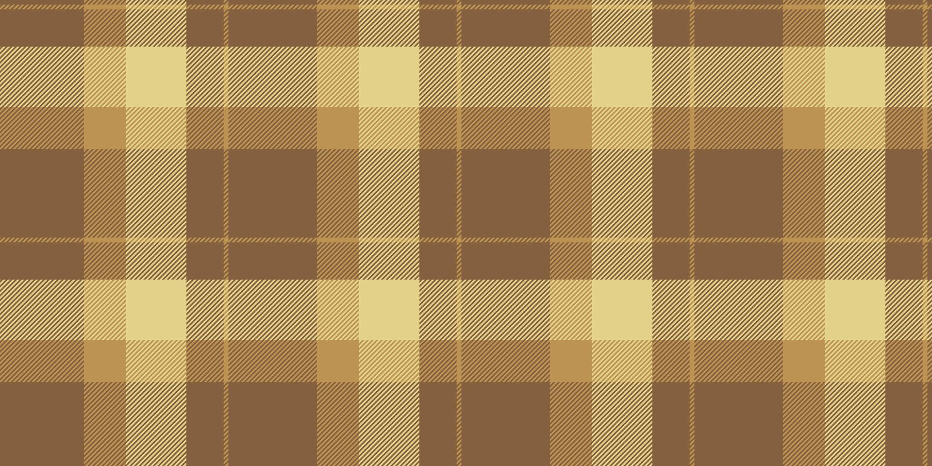 Festival tartan background plaid, structure texture check. Bandanna pattern seamless fabric textile in orange and yellow colors. vector
